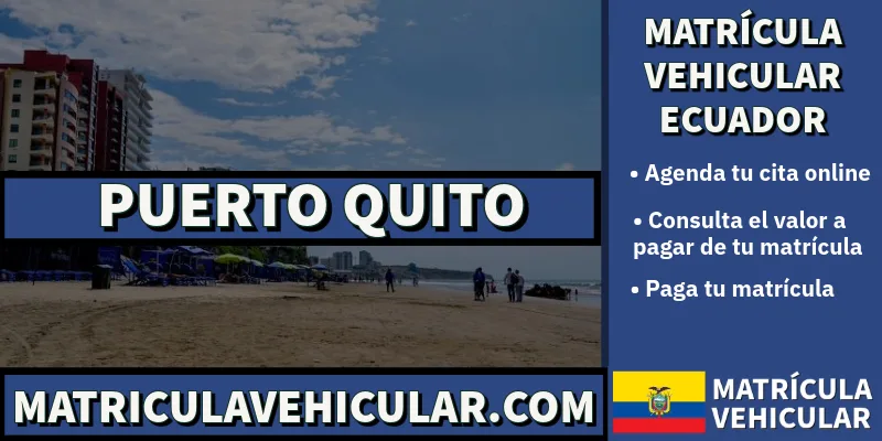 puntos para pagar matricula vehicular puerto quito