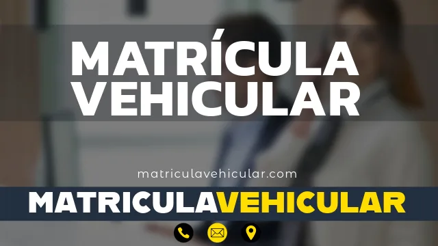 matricula vehicular